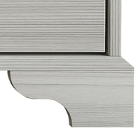 Home Design Harley TV Stand, Modern Bedroom Storage Furniture, Light Gray Finish, Easy Assembly