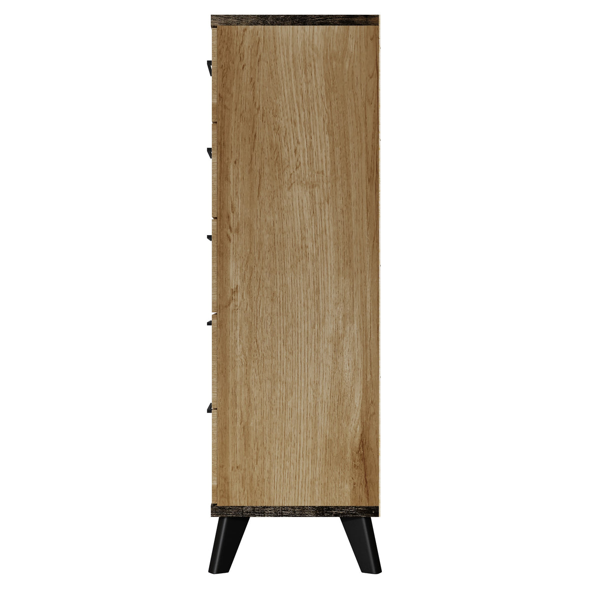 Home Design Emersyn 5 Drawer Chest, Natural Oak