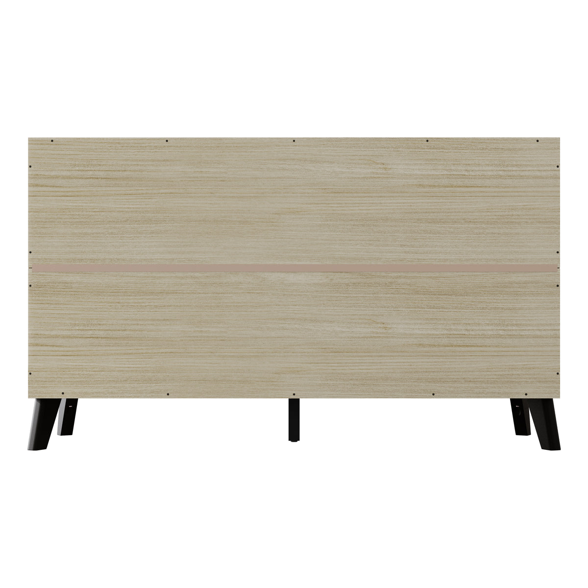 Home Design Emersyn 6 Drawer Dresser, Natural Oak