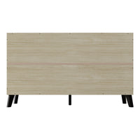 Home Design Emersyn 6 Drawer Dresser, Natural Oak
