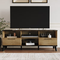 Home Design Emersyn TV Stand, Natural Oak