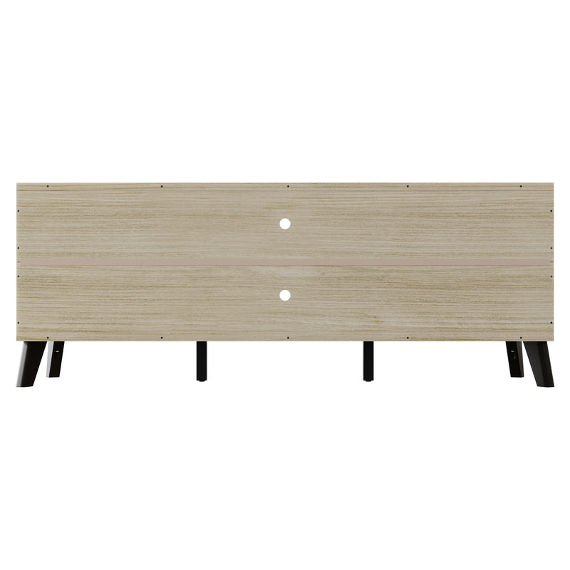 Home Design Emersyn TV Stand, Natural Oak