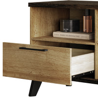 Home Design Emersyn TV Stand, Natural Oak