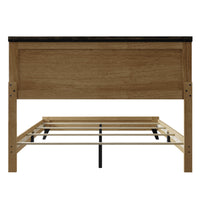 Home Design Emersyn Panel Bed Frame, Natural Oak