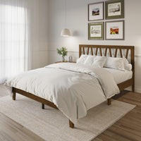 Home Design Gadsden Panel Bed Frame for Adult, Box Spring Require