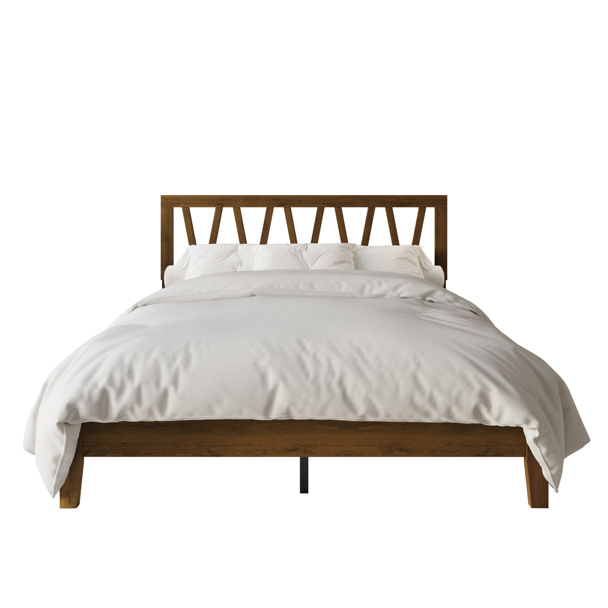 Home Design Gadsden Panel Bed Frame for Adult, Box Spring Require
