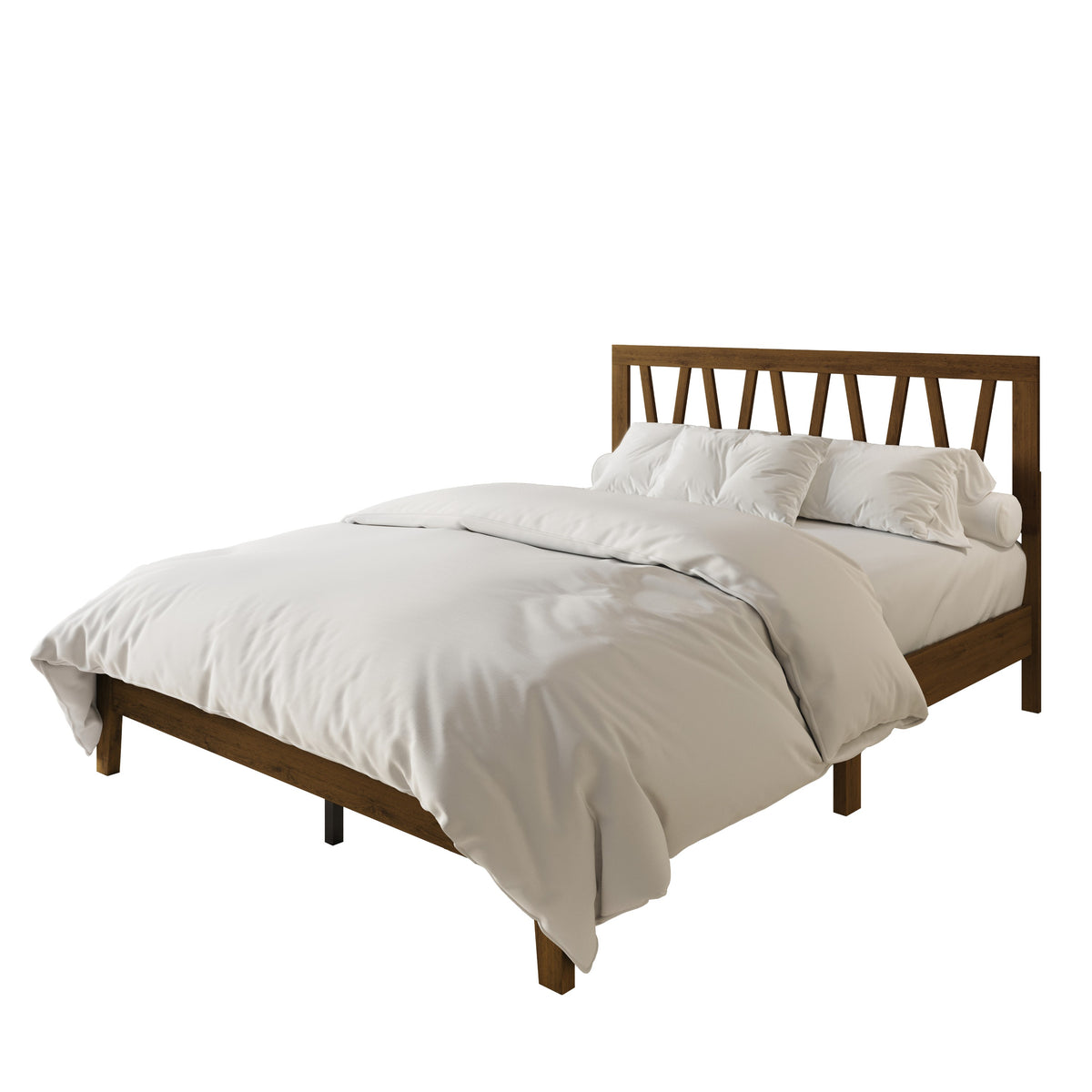 Home Design Gadsden Panel Bed Frame for Adult, Box Spring Require