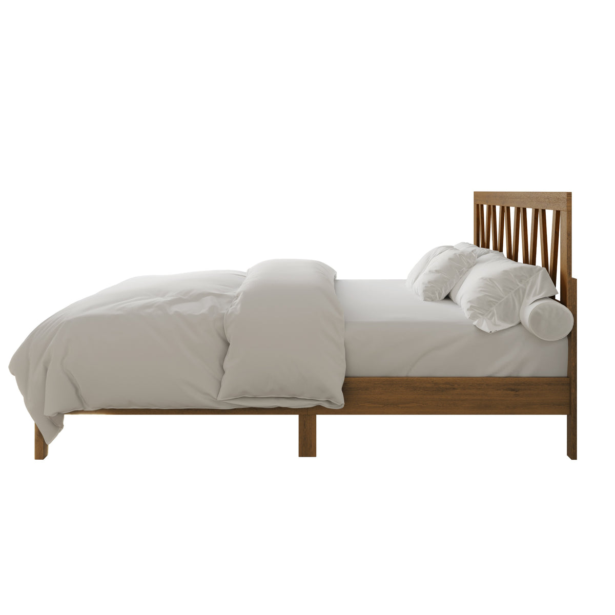 Home Design Gadsden Panel Bed Frame for Adult, Box Spring Require