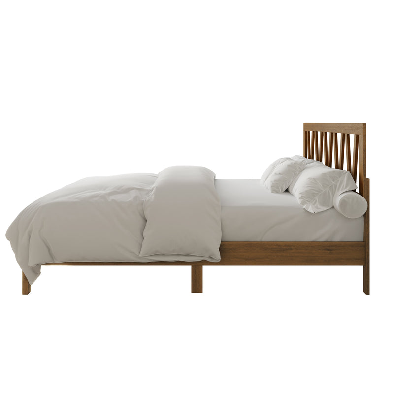 Home Design Gadsden Panel Bed Frame for Adult, Box Spring Require