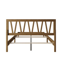 Home Design Gadsden Panel Bed Frame for Adult, Box Spring Require
