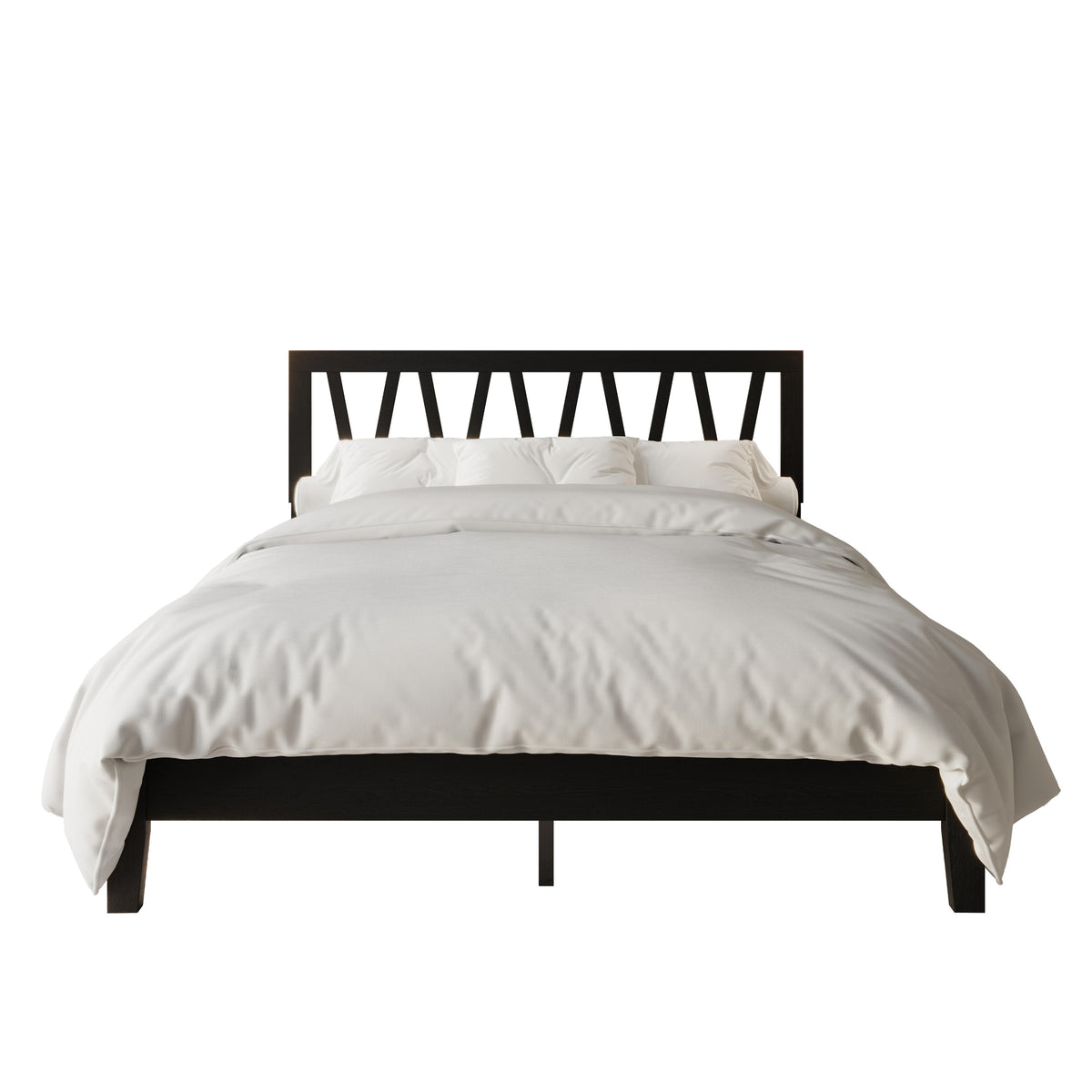 Home Design Gadsden Panel Bed Frame for Adult, Box Spring Require