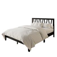 Home Design Gadsden Panel Bed Frame for Adult, Box Spring Require