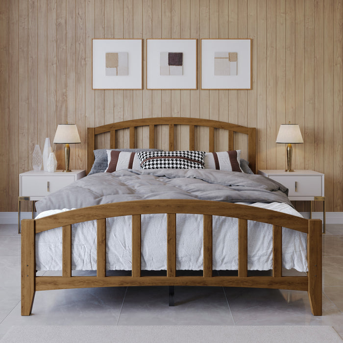 Home Design Nogales Panel Bed Frame for Adult, Box Spring Require