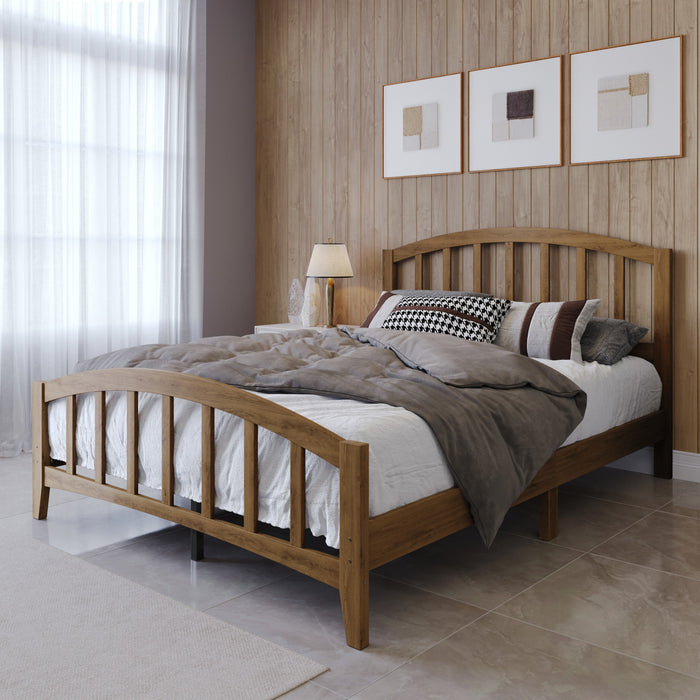 Home Design Nogales Panel Bed Frame for Adult, Box Spring Require