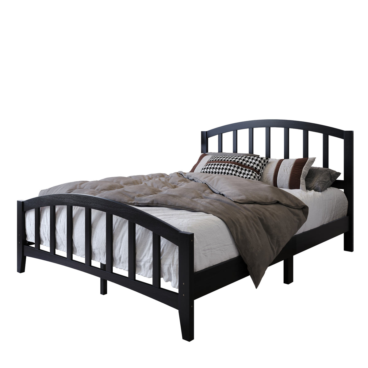 Home Design Nogales Panel Bed Frame for Adult, Box Spring Require