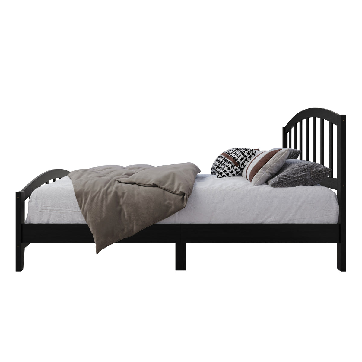 Home Design Nogales Panel Bed Frame for Adult, Box Spring Require