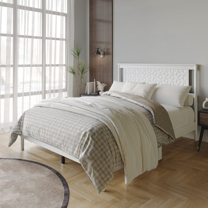 Home Design Tuskegee Panel Bed Frame for Adult, Box Spring Require