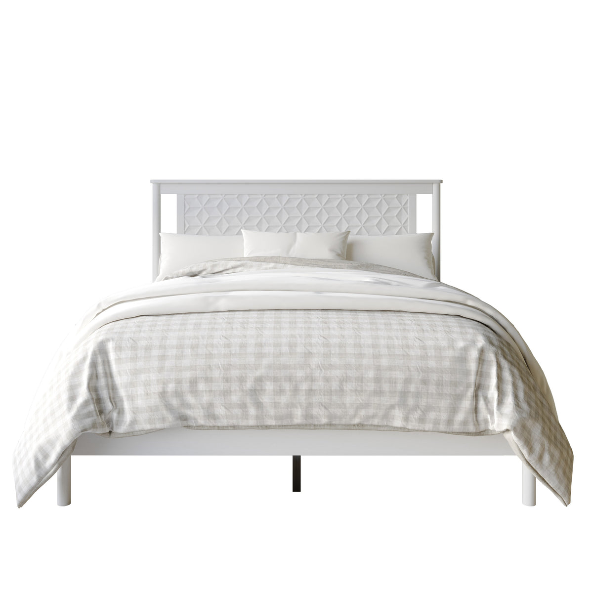 Home Design Tuskegee Panel Bed Frame for Adult, Box Spring Require