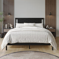 Home Design Tuskegee Panel Bed Frame for Adult, Box Spring Require