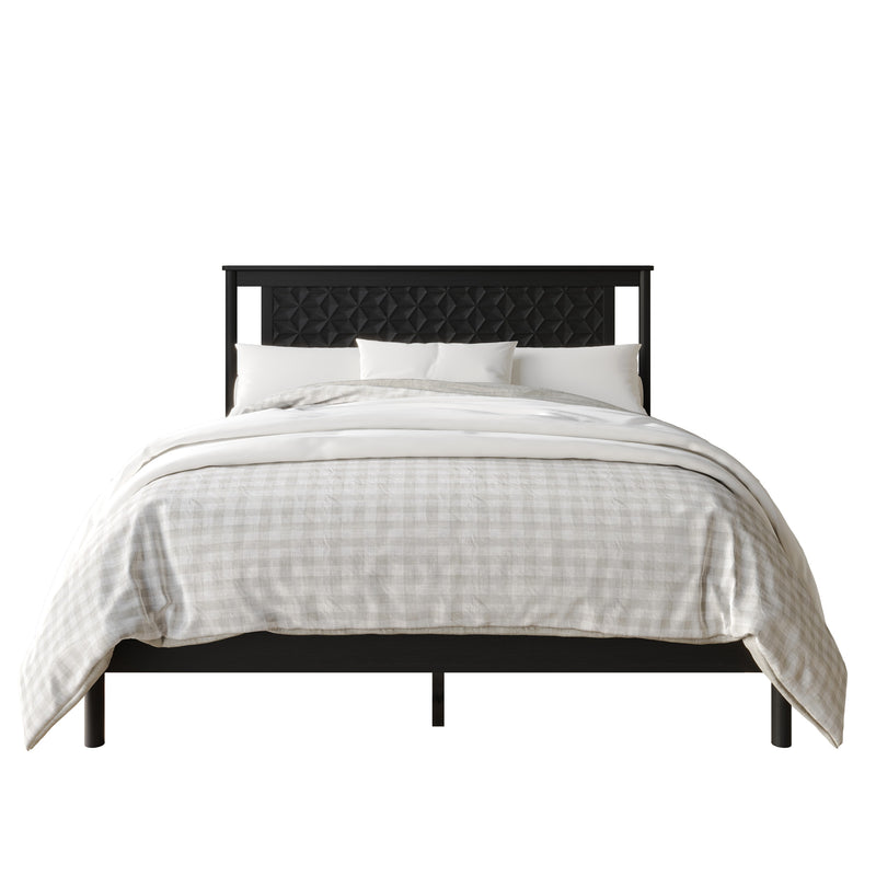 Home Design Tuskegee Panel Bed Frame for Adult, Box Spring Require