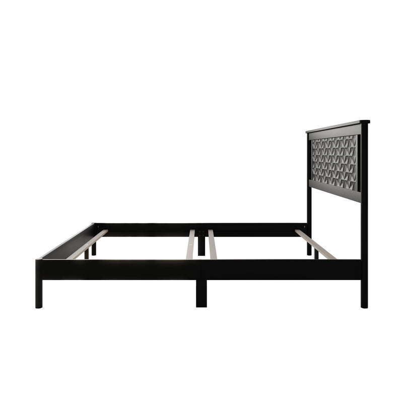 Home Design Tuskegee Panel Bed Frame for Adult, Box Spring Require