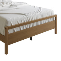Ontario Panel Bed – Stylish Minimalist Bed Frame that Elevates Any Bedroom, Sturdy Build, Box Spring Required
