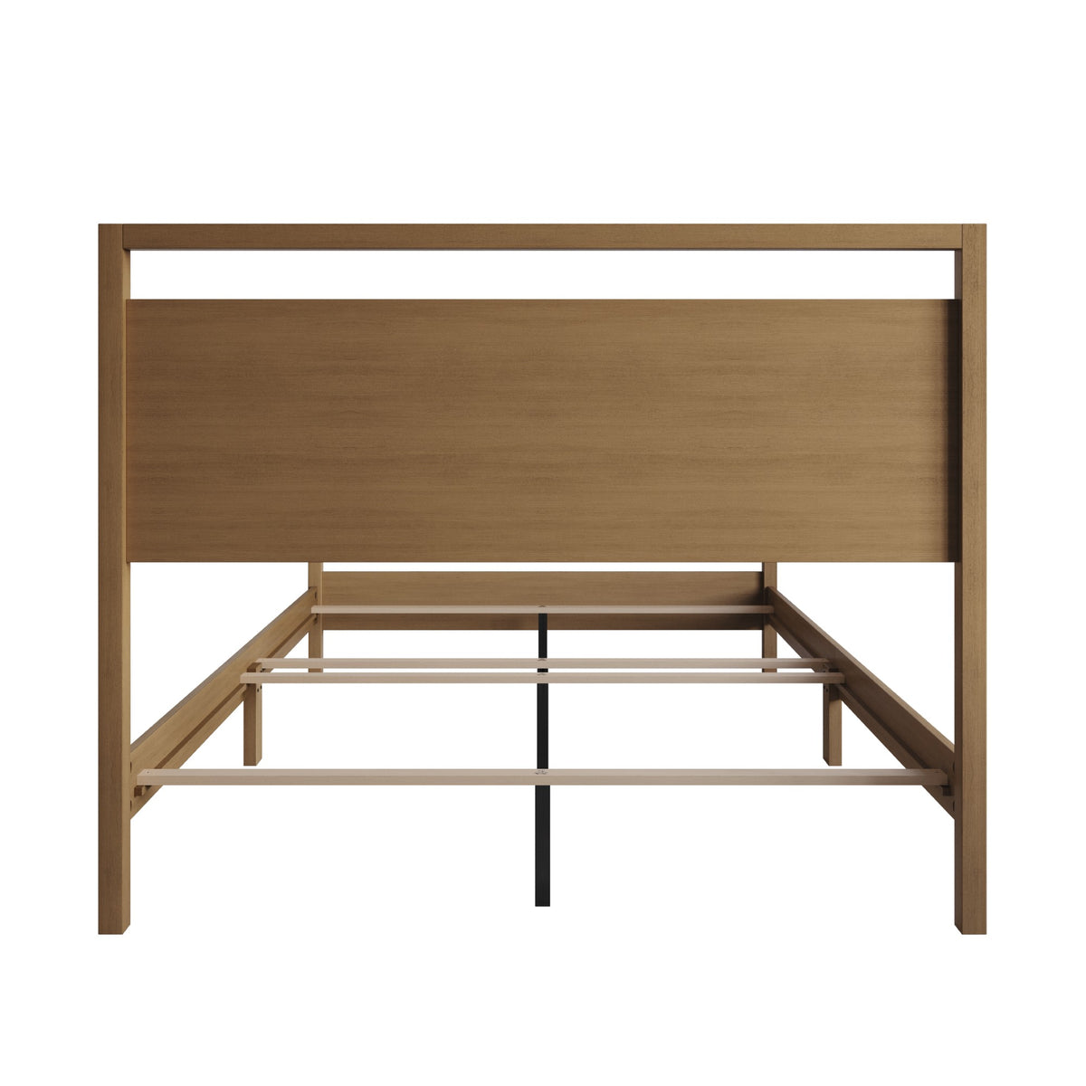 Ontario Panel Bed – Stylish Minimalist Bed Frame that Elevates Any Bedroom, Sturdy Build, Box Spring Required