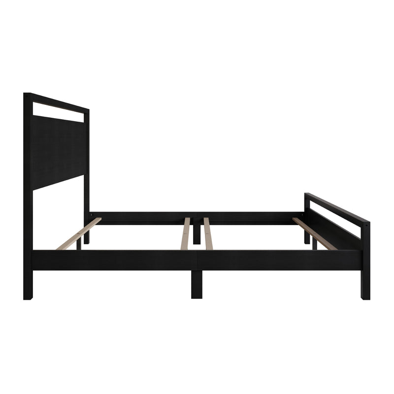 Ontario Panel Bed – Stylish Minimalist Bed Frame that Elevates Any Bedroom, Sturdy Build, Box Spring Required