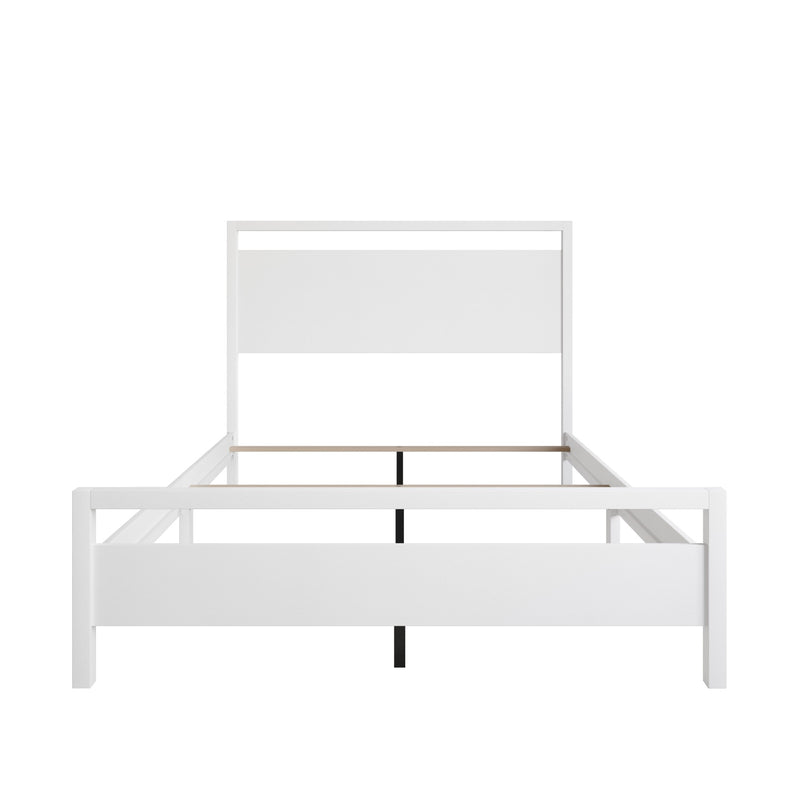Ontario Panel Bed – Stylish Minimalist Bed Frame that Elevates Any Bedroom, Sturdy Build, Box Spring Required