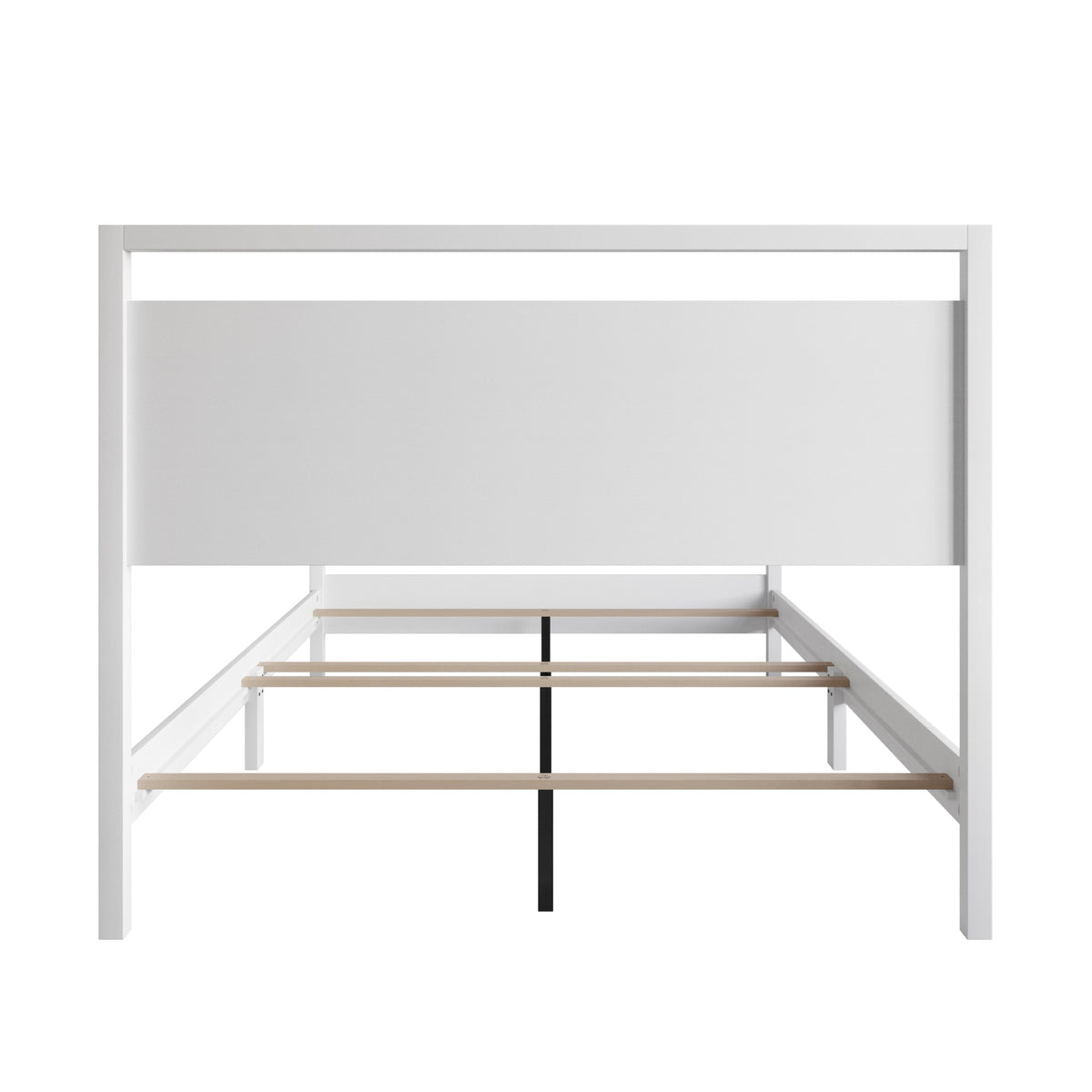Ontario Panel Bed – Stylish Minimalist Bed Frame that Elevates Any Bedroom, Sturdy Build, Box Spring Required