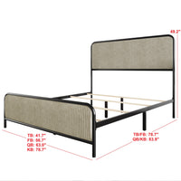Clayfell Parma Panel Bed