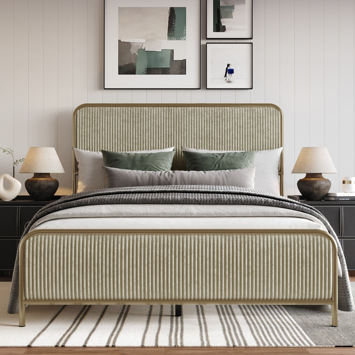 Clayfell Parma Panel Bed