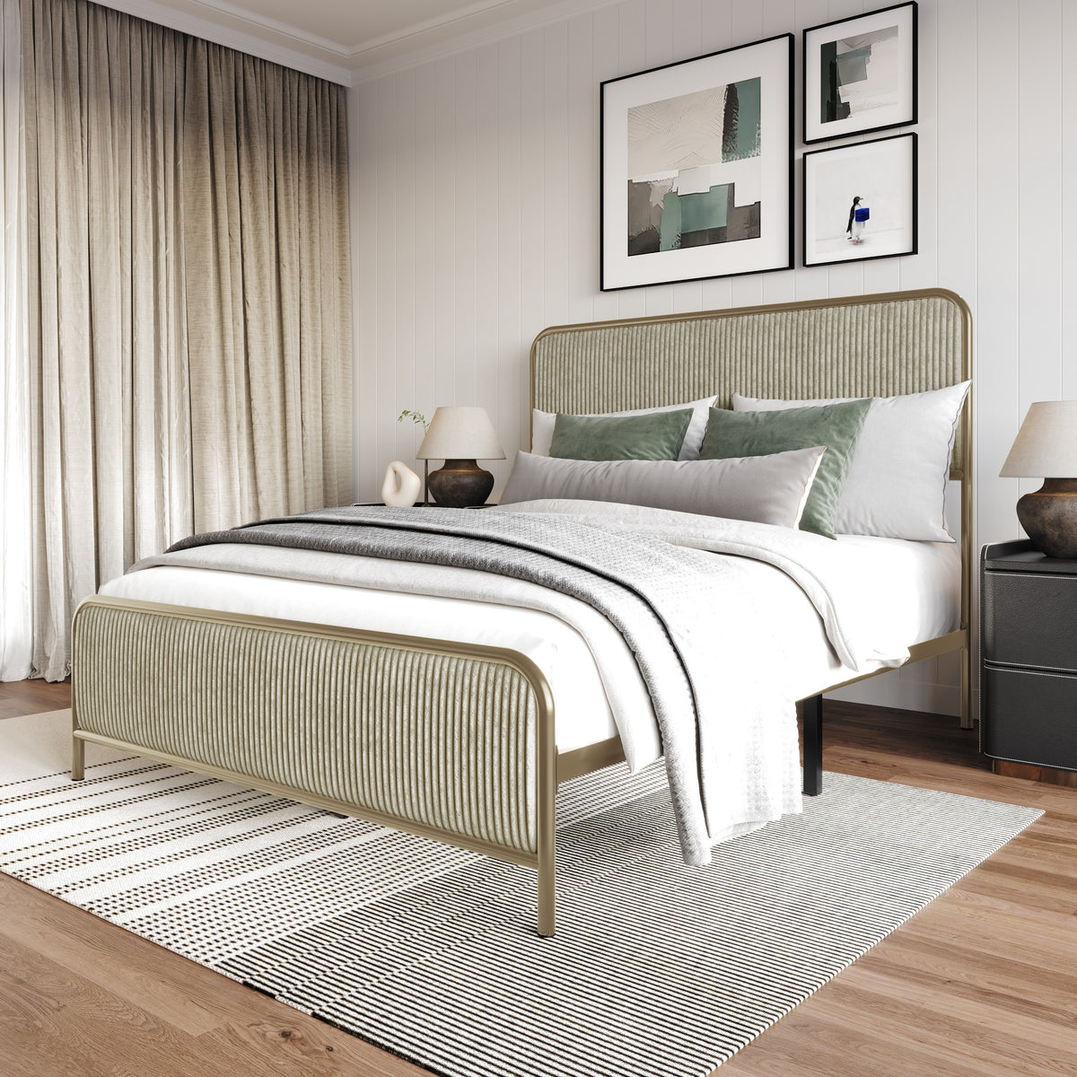 Clayfell Parma Panel Bed