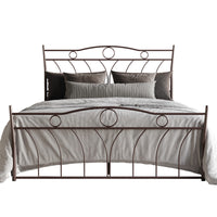 Home Design Shelby Metal Bed Frame