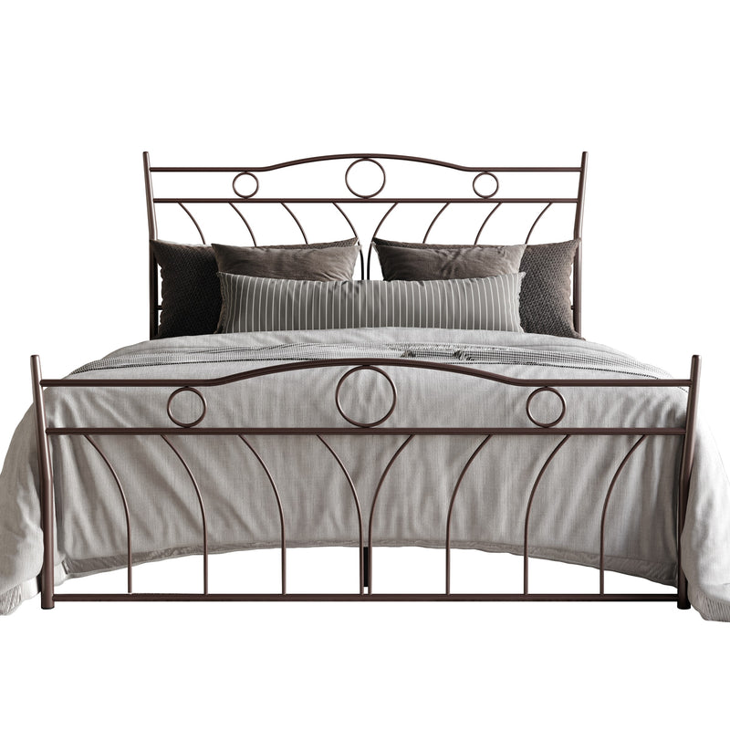 Home Design Shelby Metal Bed Frame