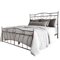 Home Design Shelby Metal Bed Frame