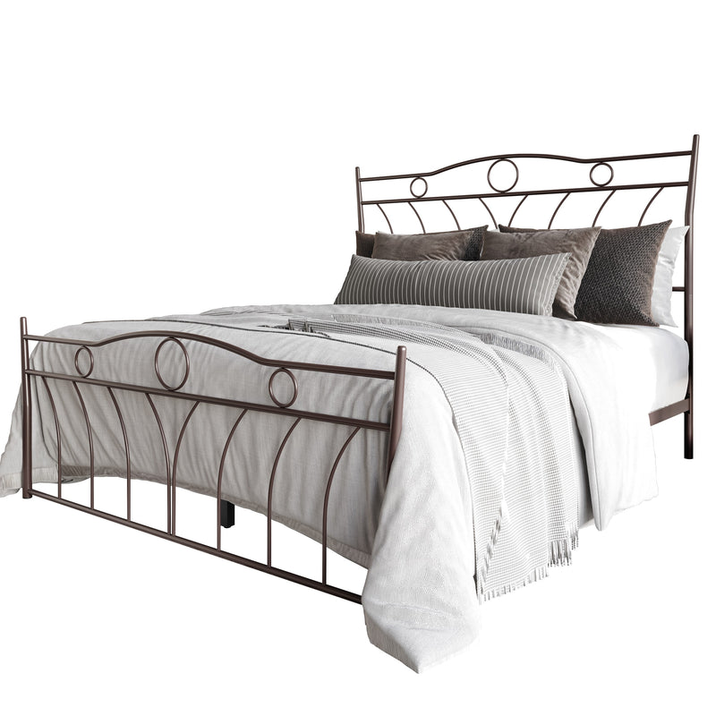 Home Design Shelby Metal Bed Frame