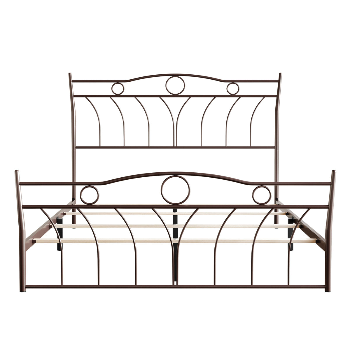Home Design Shelby Metal Bed Frame