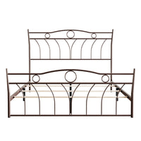 Home Design Shelby Metal Bed Frame