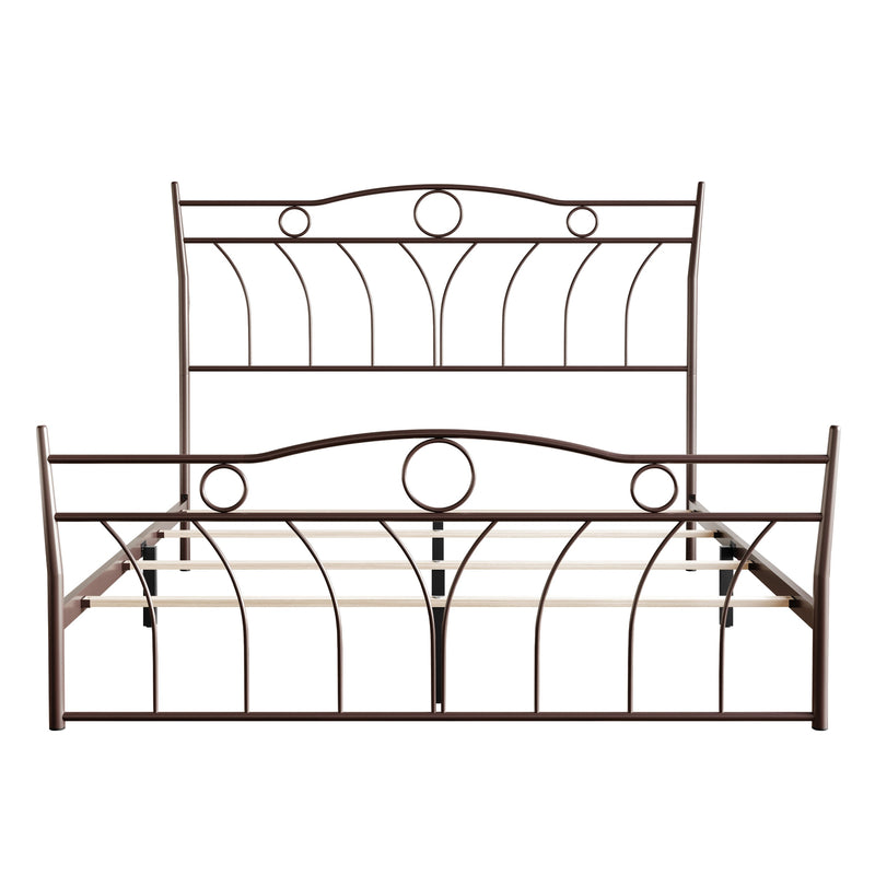Home Design Shelby Metal Bed Frame