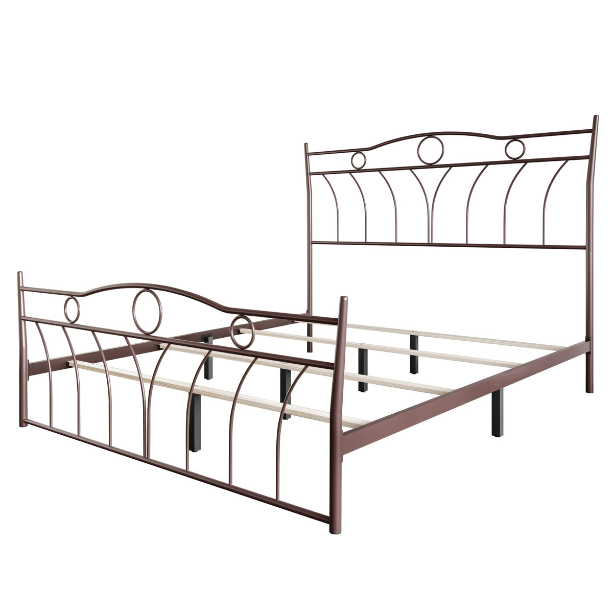 Home Design Shelby Metal Bed Frame