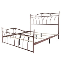 Home Design Shelby Metal Bed Frame