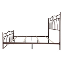 Home Design Shelby Metal Bed Frame