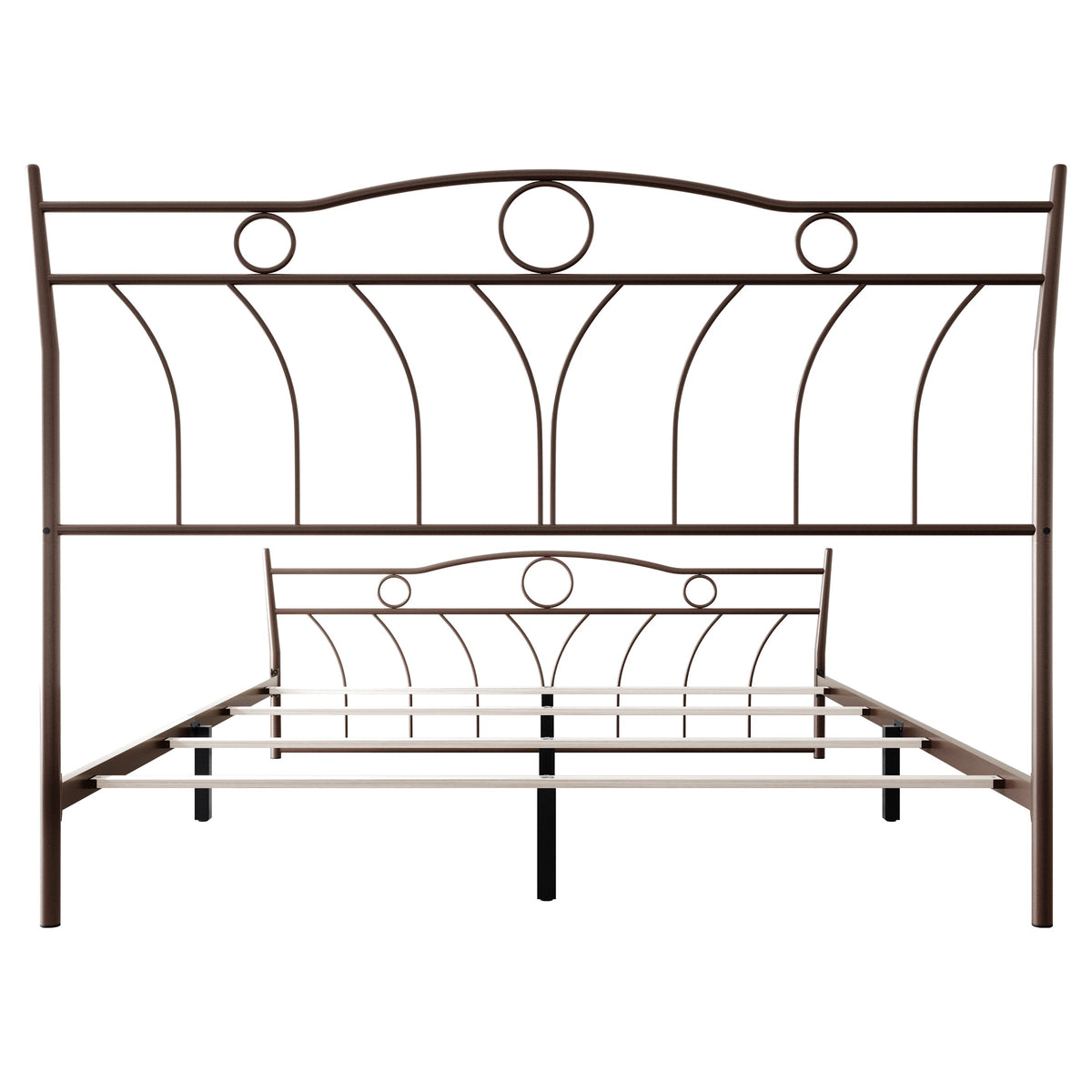 Home Design Shelby Metal Bed Frame