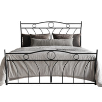 Home Design Shelby Metal Bed Frame