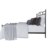 Home Design Shelby Metal Bed Frame