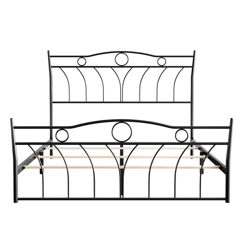 Home Design Shelby Metal Bed Frame