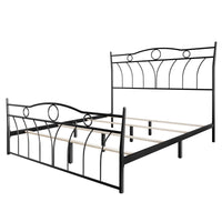 Home Design Shelby Metal Bed Frame
