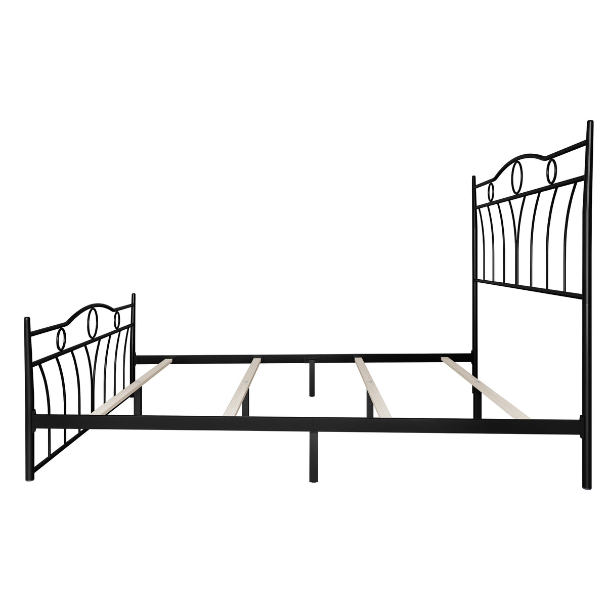 Home Design Shelby Metal Bed Frame