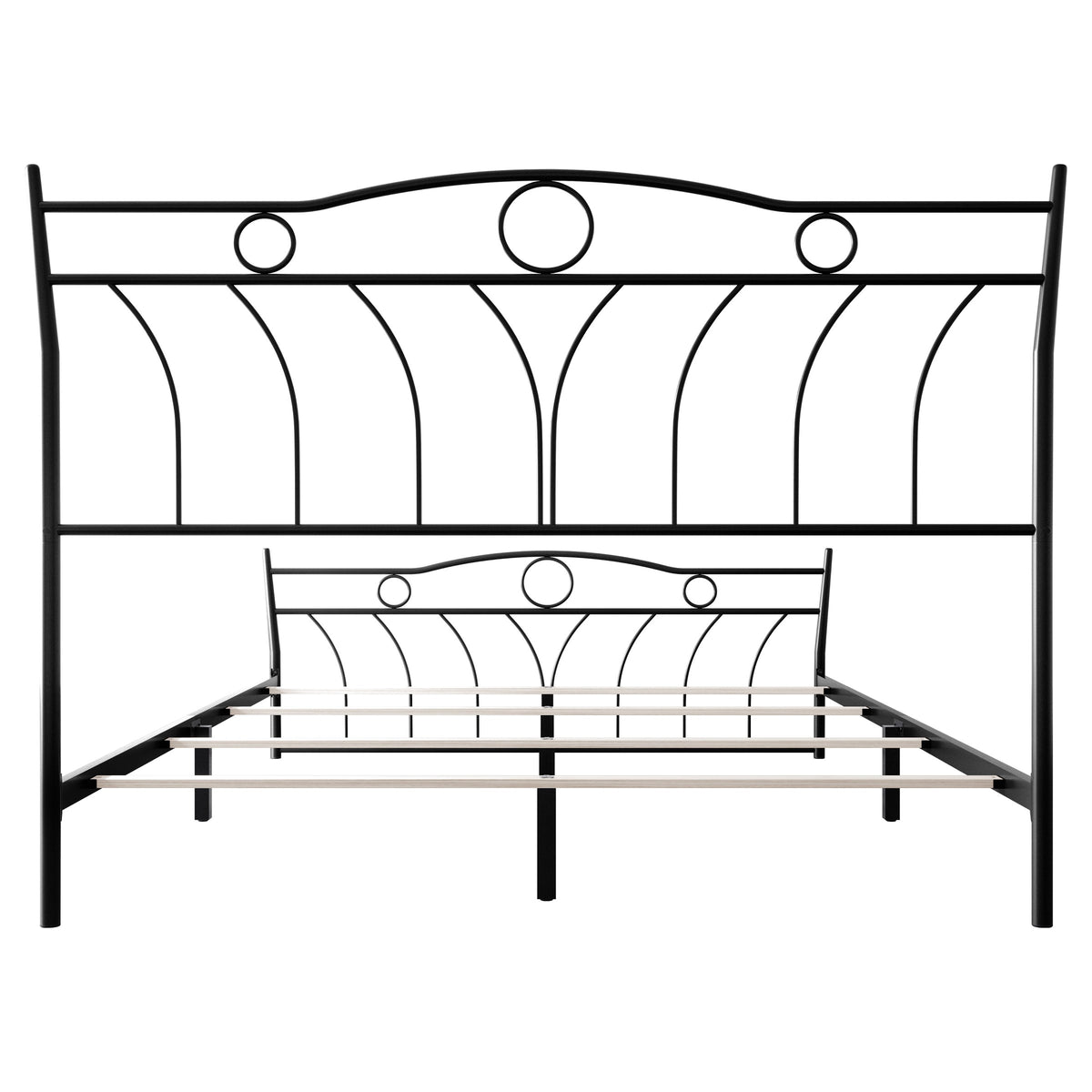 Home Design Shelby Metal Bed Frame